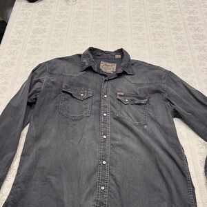 Men's Gray Dress Shirt